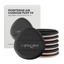 Point Edge Air Cushion Puff, Black, 7ea - Image 1