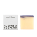 GAKKUM Soap Cucumber & Eggplant, 120g, 1pack - Image 1