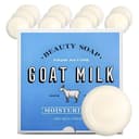 Showermate Goat Milk Beauty Soap White Milk, 12ea - Image 1