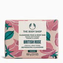 British Rose Exfoliating Soap, 100g, 1pack - Image 1