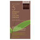 Stylist 5-Minute Speedy Hair Color Cream, 120ml, 5S Light Brown, 1pack, Step1 60ml+Step2 60ml - Image 1
