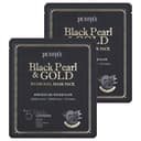 Black Pearl Gold Hydrogel Sheet Mask, 5eax2, 1pack - Image 1