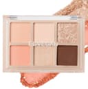 Two Artist Shadow Palette, 4.5g, 01 Apricot Bouquet, 1pack - Image 1