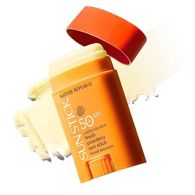 California Aloe Fresh Powdery Sun Stick Broad Spectrum [SPF50+], 21g - Image 2