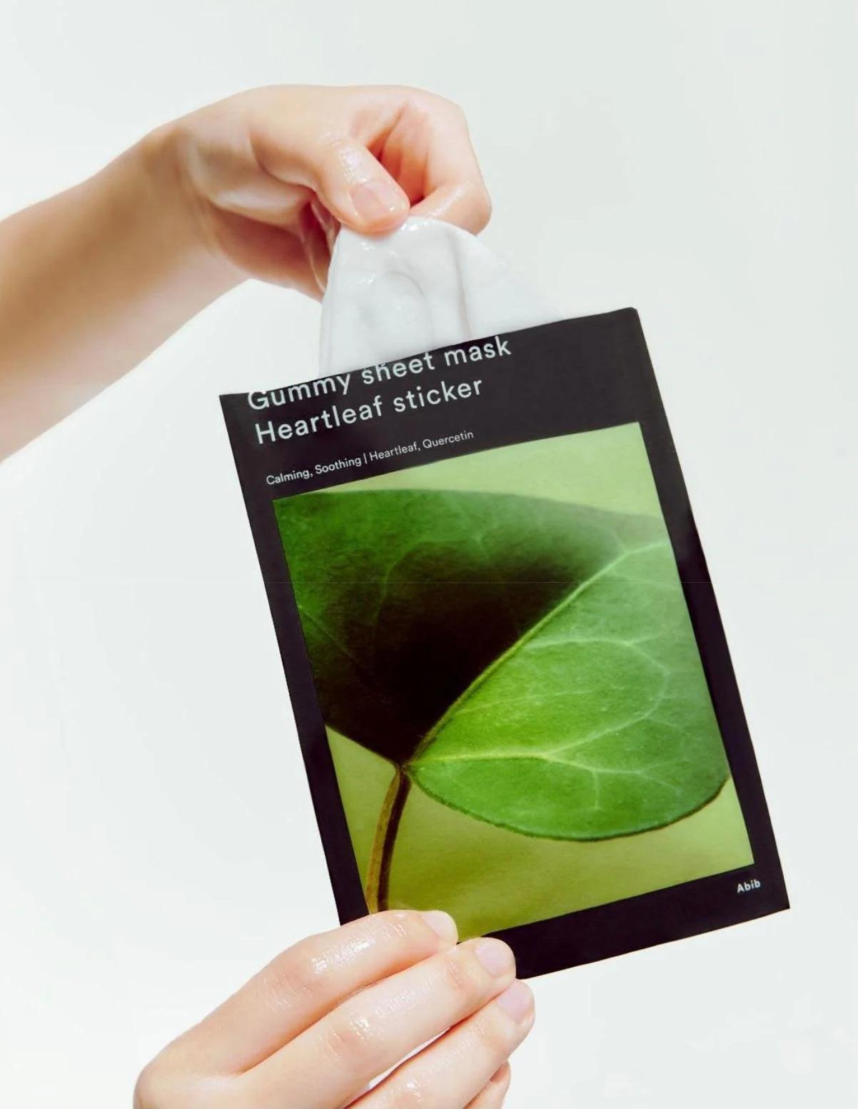 Gummy Sheet Mask Heartleaf Sticker, 10ea - Image 2