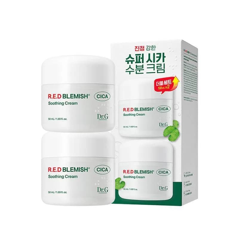 R.E.D Blemish Cica Soothing Cream, 50ml+50ml, 1set - Image 1