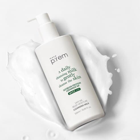 Safe Me Relief Moisture Cleansing Milk Set (+ Mini Cleansing Foam 20mlx2) - Image 2