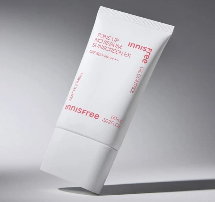 INNISFREE Tone Up No Sebum Sunscreen EX [SPF50+/PA++++], 60ml - Image 3
