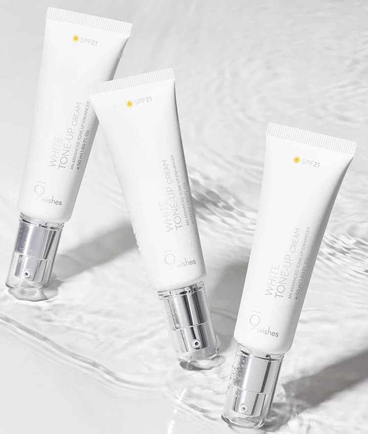 Vegan White Tone-up Cream SPF21,50ml,1pack - Image 7