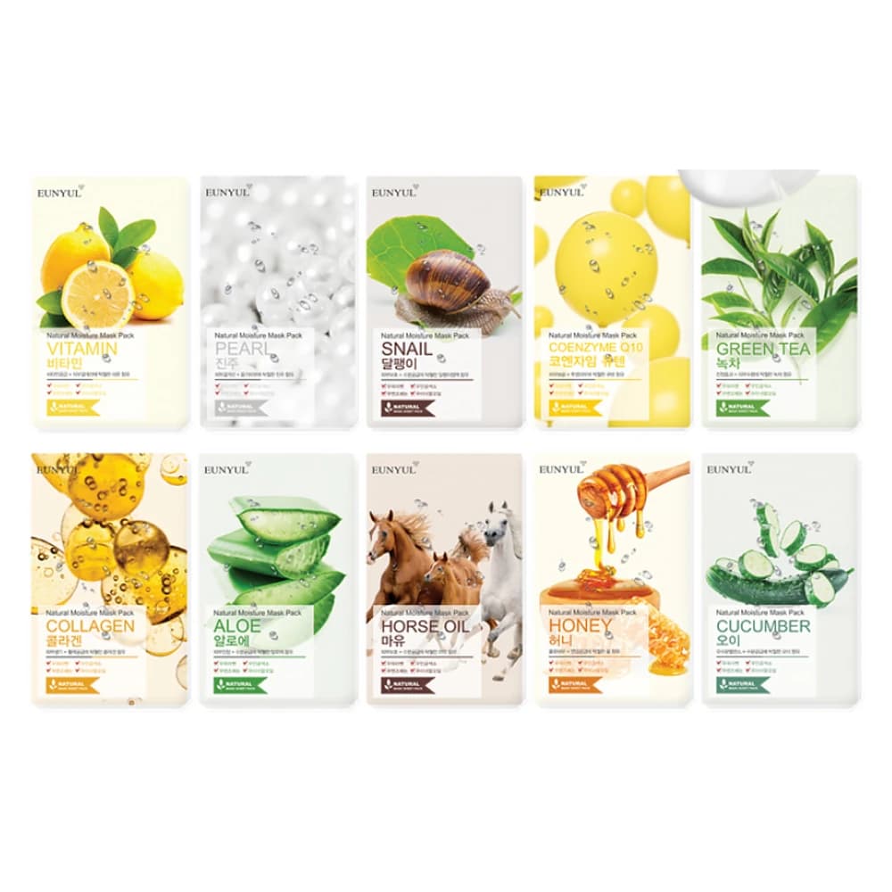 Natural Green Tea Mask Pack, 100ea, 1pack - Image 8