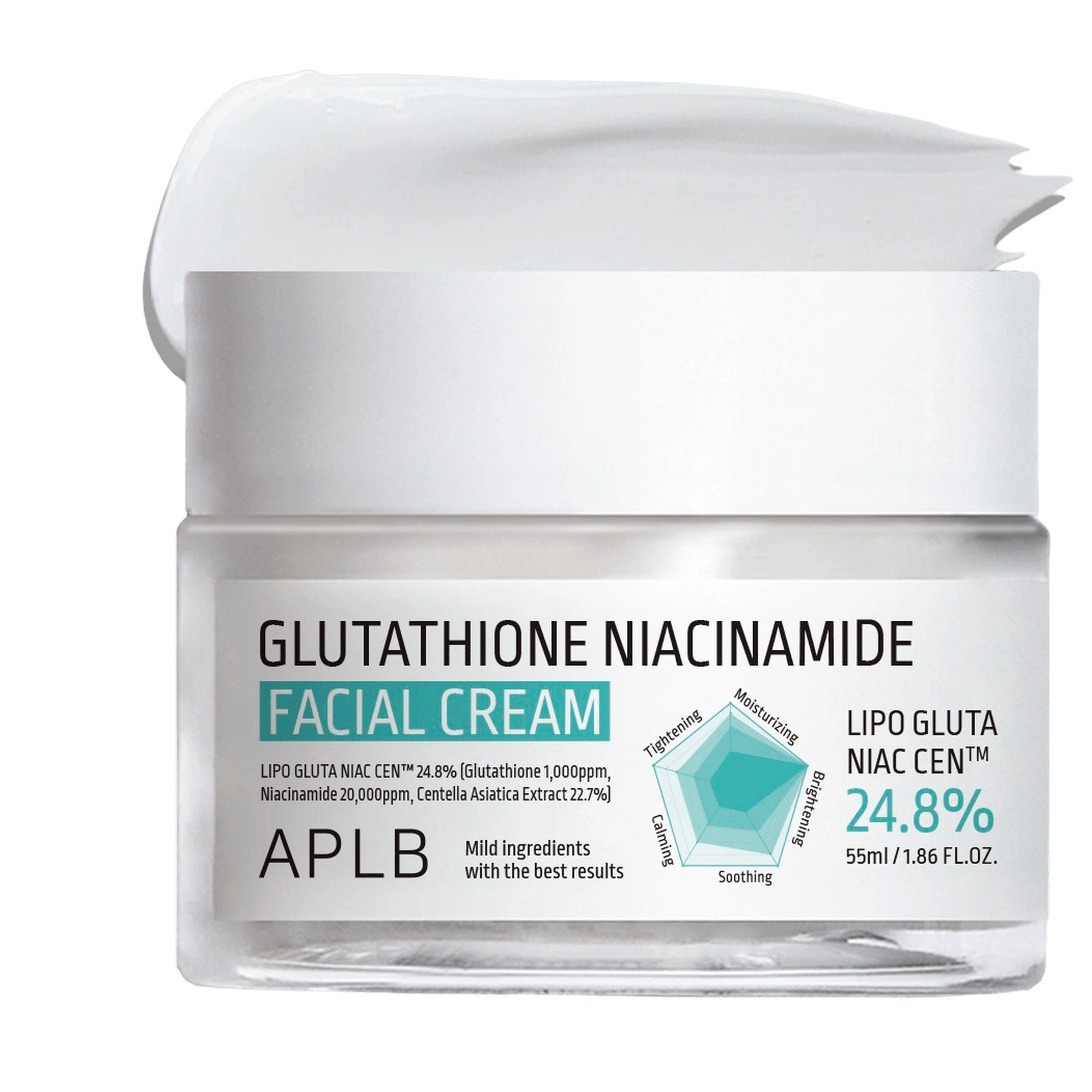 Glutathione Niacinamide Facial Cream, 55ml - Image 1