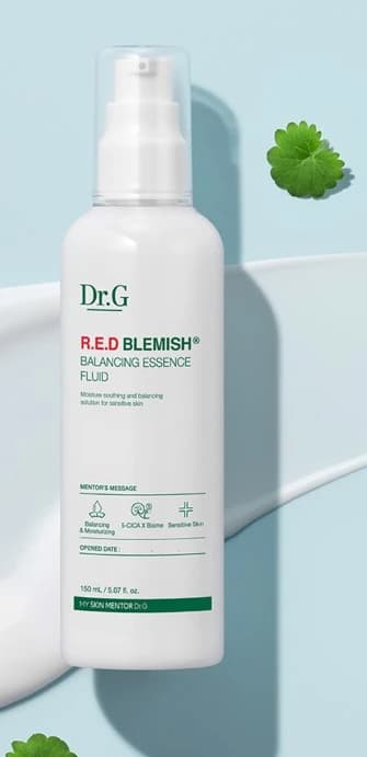 R.E.D Blemish Cica Soothing Toner + Essence Fluid Set - Image 4