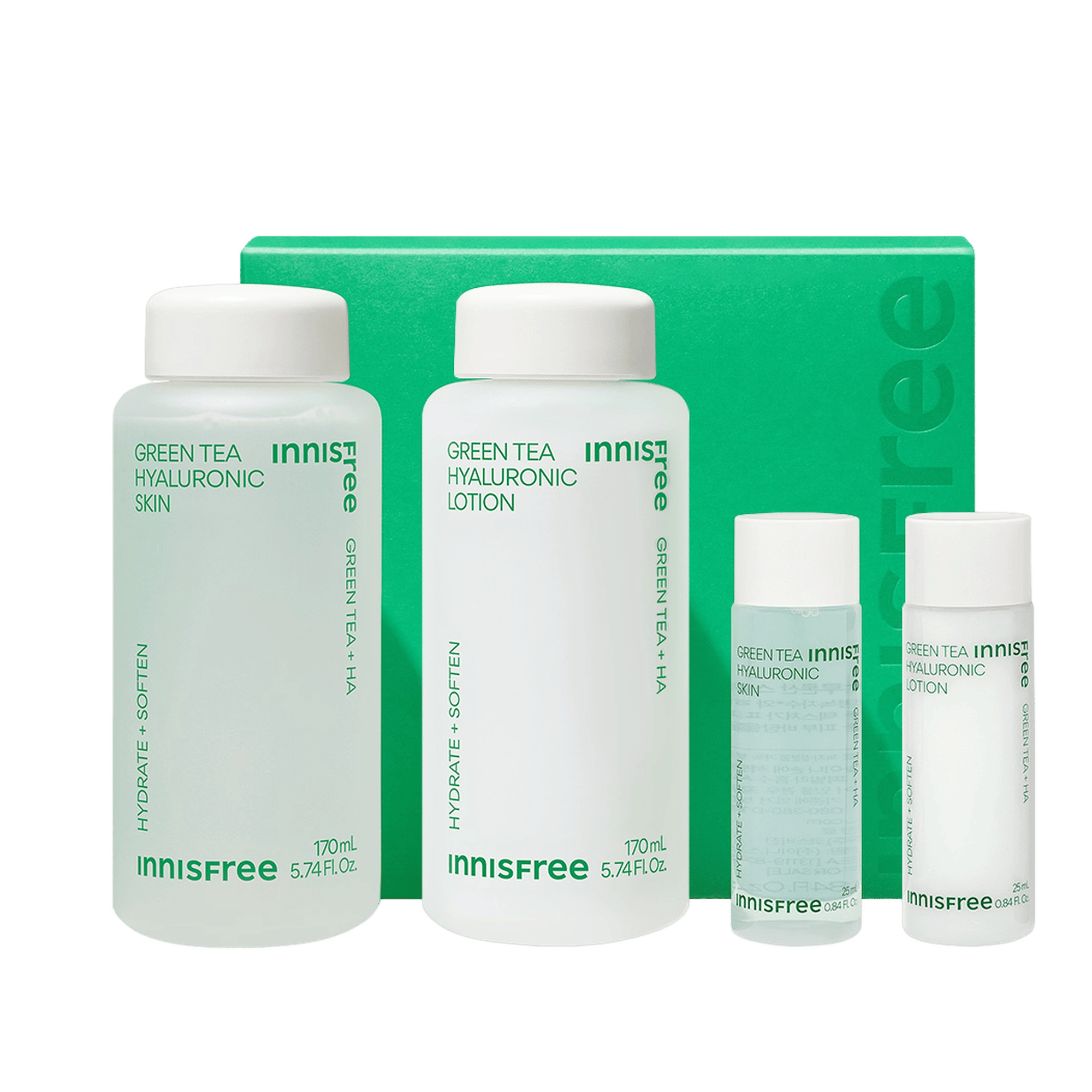 Green Tea Hyaluronic Skincare Set - Image 1