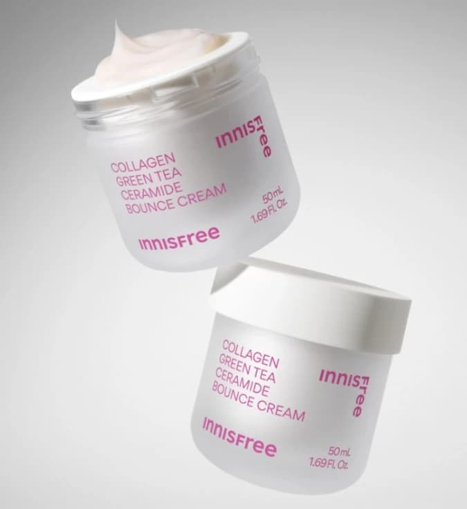 INNISFREE Collagen Green Tea Ceramide Bounce Cream, 50ml - Image 4