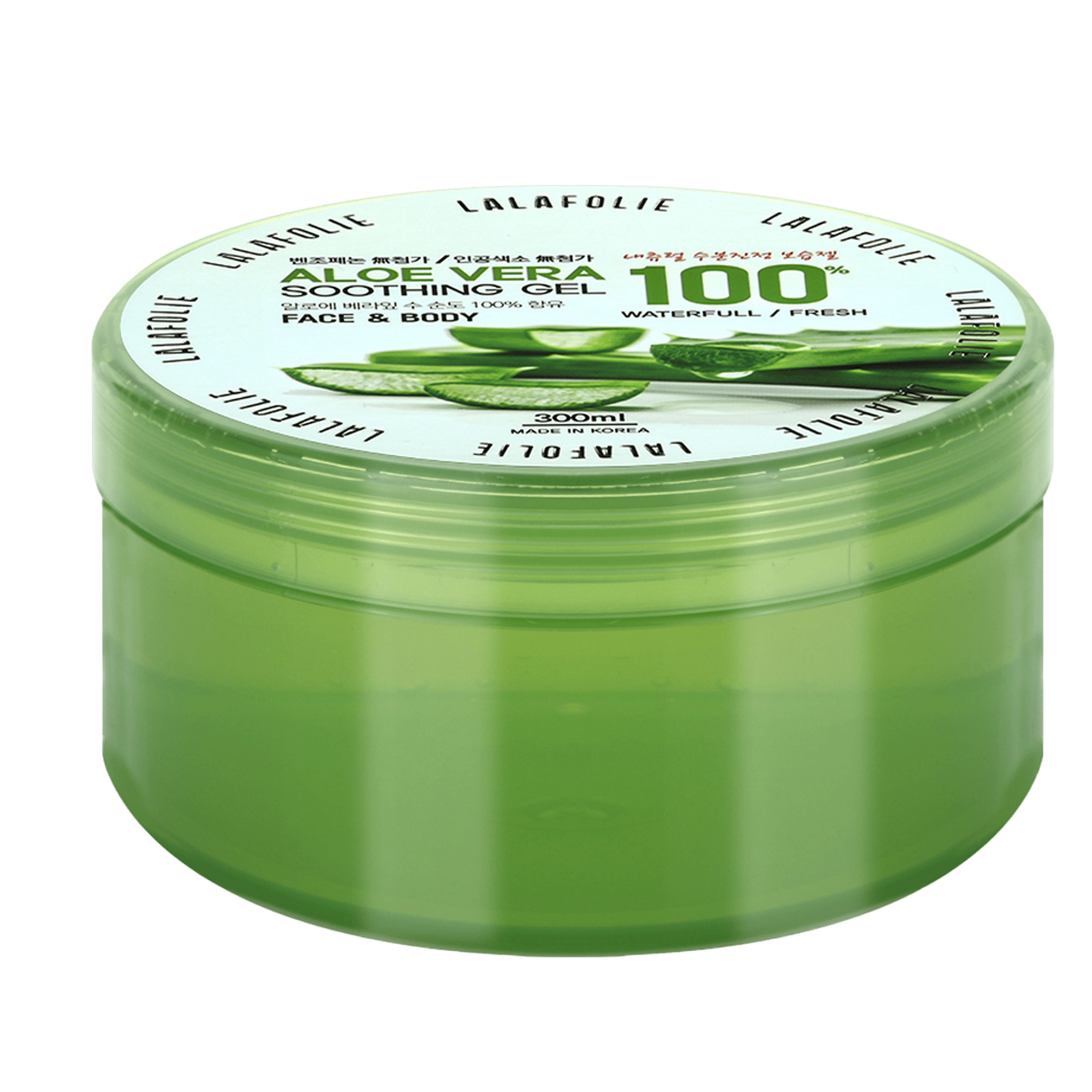 LALAFOLIE Aloe Vera 100% Soothing Gel, 300ml - Image 1