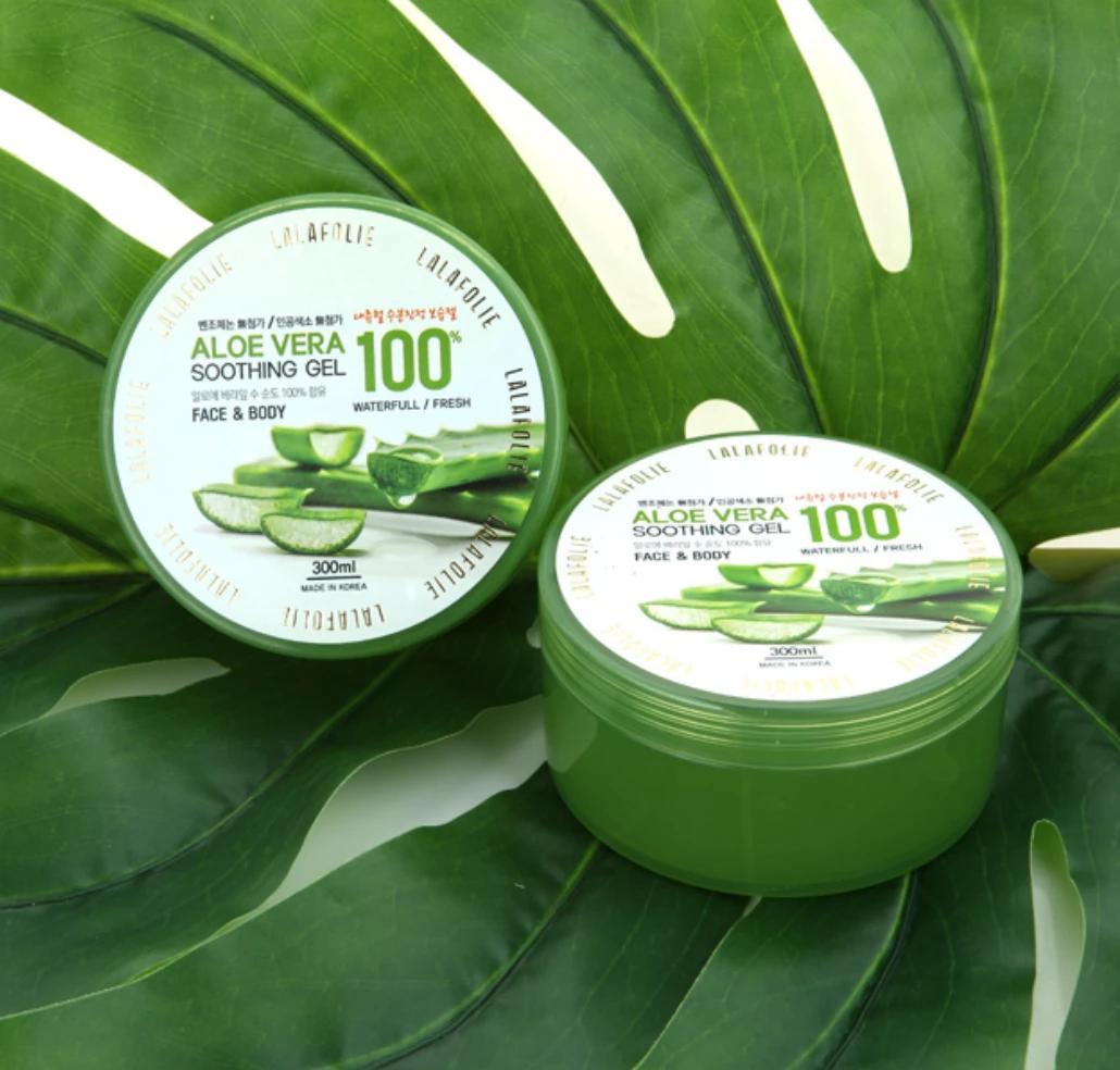 LALAFOLIE Aloe Vera 100% Soothing Gel, 300ml - Image 5