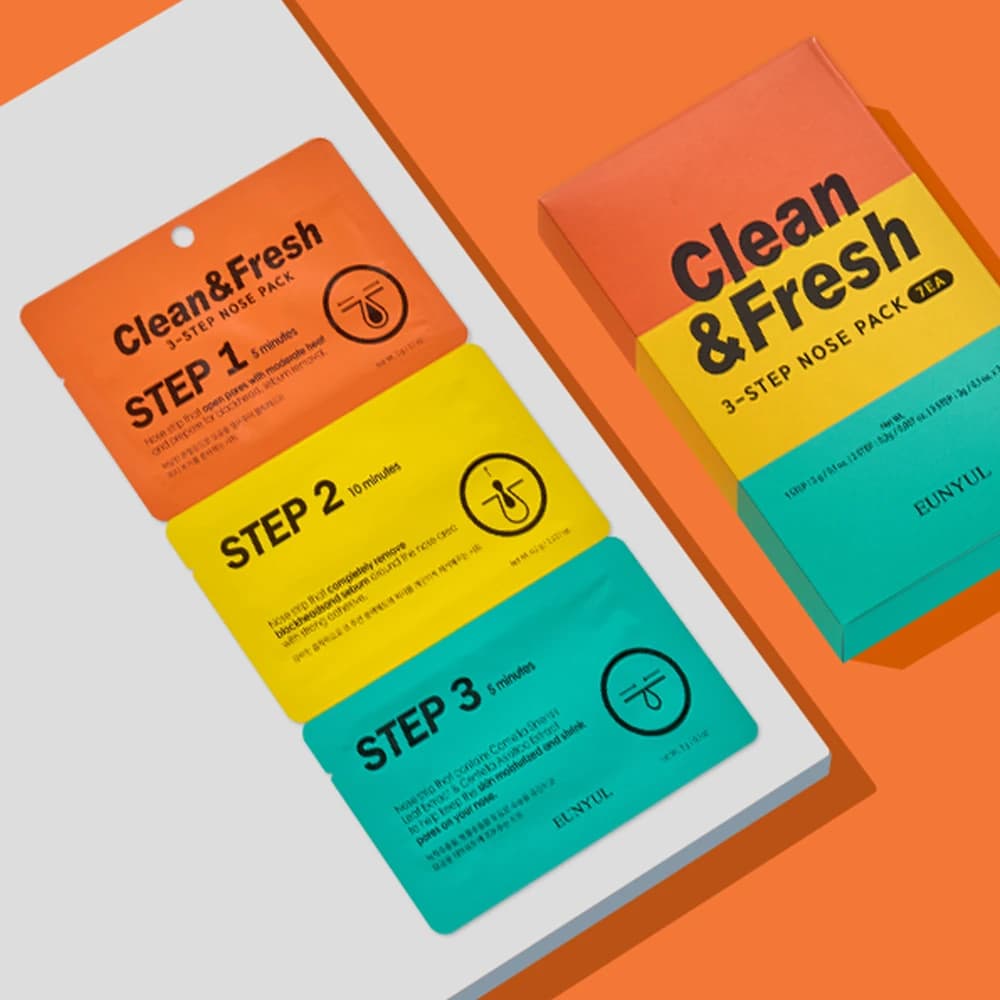 Clean & Fresh 3 Step Nose Pack, 7ea - Image 4