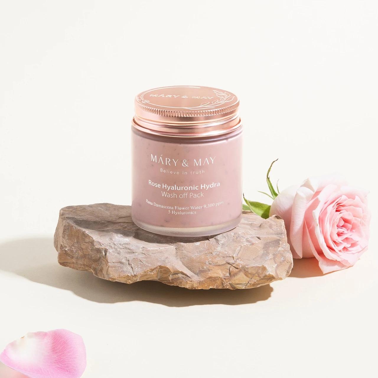 Rose Hyaluronic Hydra Wash off Pack, 125g - Image 6