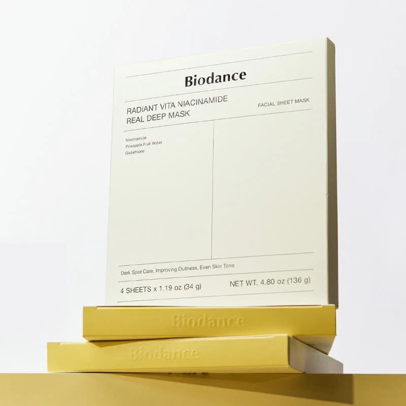 Radiant Vita Niacinamide Real Deep Mask, 4ea, 1pack - Image 3