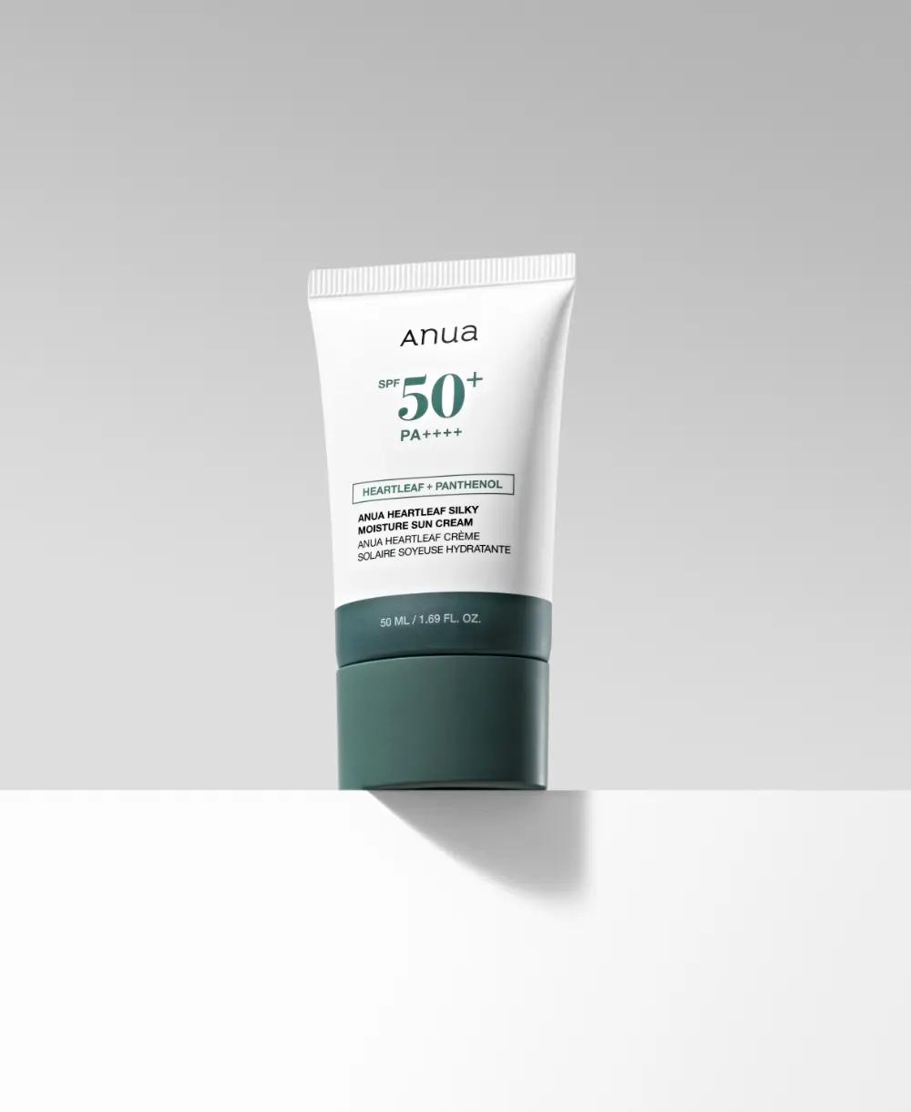 Heartleaf Silky Moisture Sun Cream [SPF50+/PA++++] - Image 4