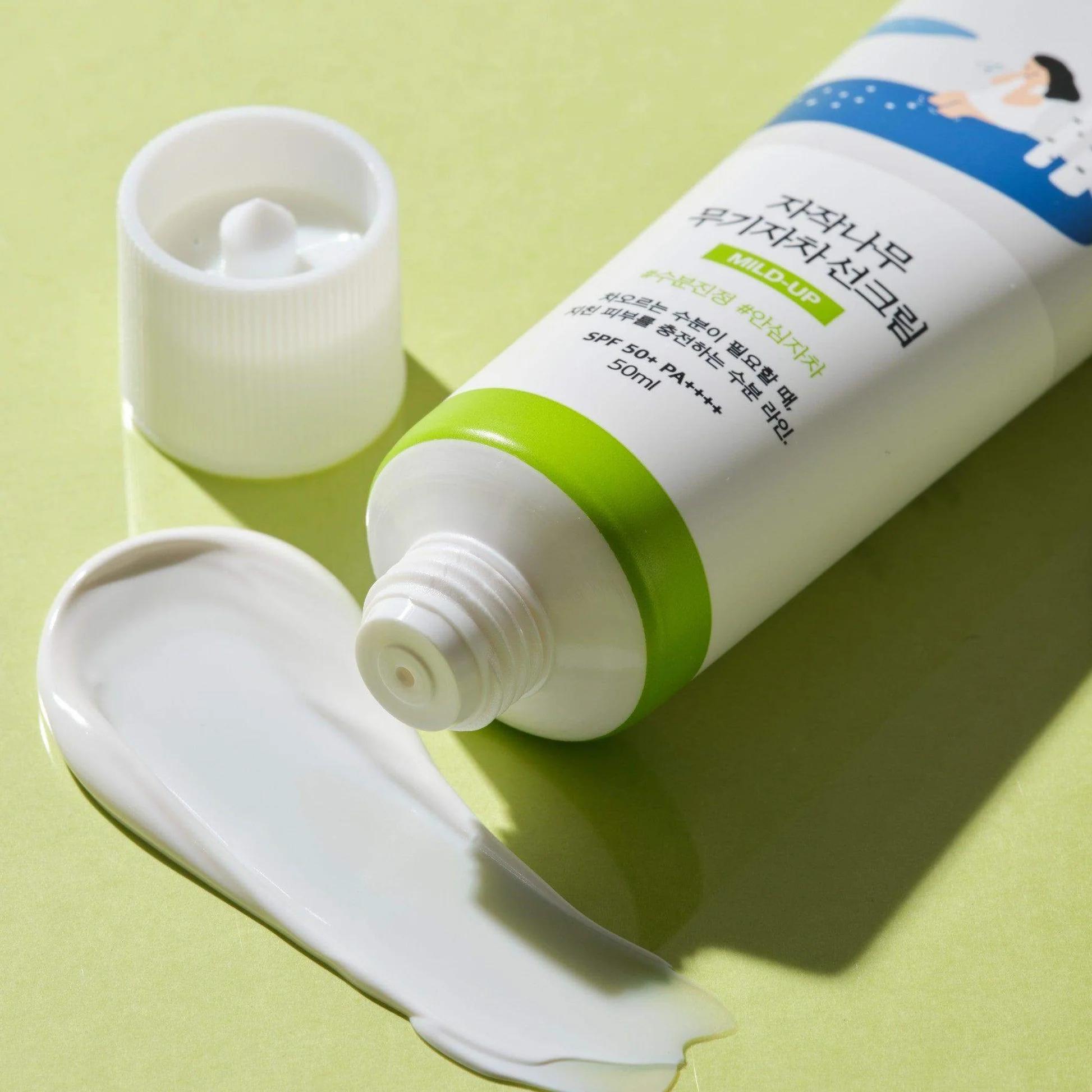Round Lab Birch Juice Mild-Up Sun Cream, 50ml - Image 4