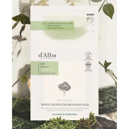 White Truffle Double Sheet Mask [Calming/Moisturizing], 20ea, 1pack - Image 2