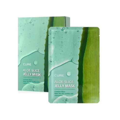 Cure Aloe Slice Jelly Mask, 10ea, 1pack - Image 2