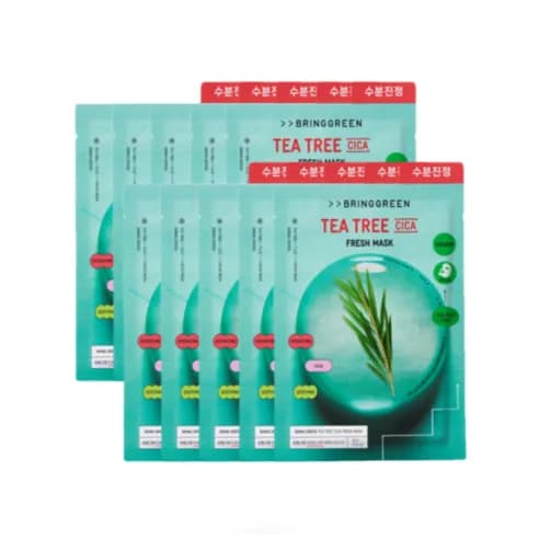 Tea Tree Cica Fresh Mask, 10ea, 1pack - Image 1