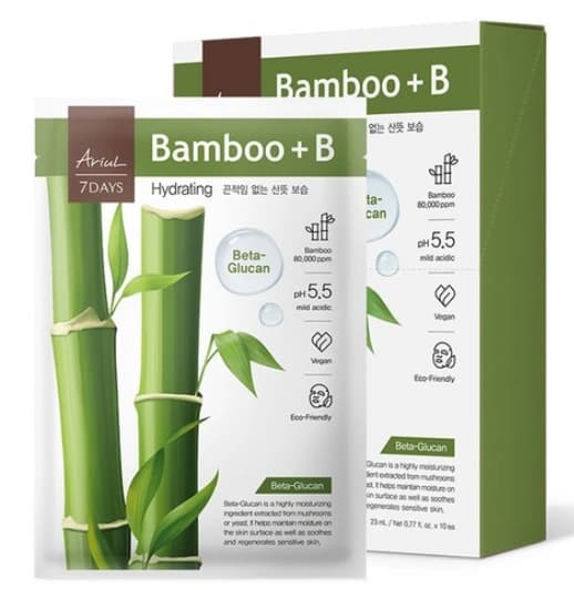 Seven Days Bamboo Water Mask Pack, 10ea - Image 1