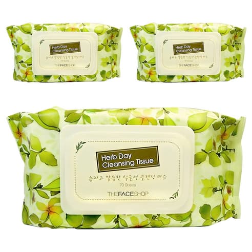 Herb Day Cleansing Tissues, 70ea - Image 1