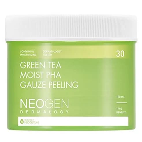 Green Tea Moist PHA Gauze Peeling, 30ea - Image 1