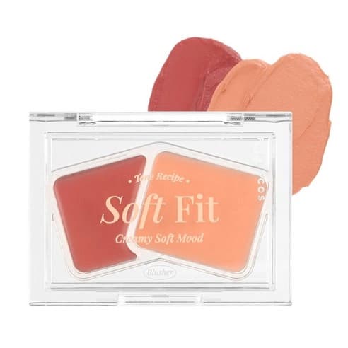 Soft Fitting Cream Blusher, 01 Apricot Milk, 1pack, 3g - Image 1