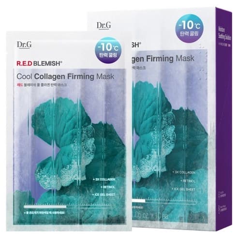 R.E.D Cool Collagen Firming Mask, 10ea, 1pack - Image 1