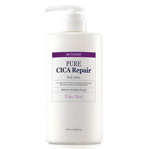 Pure Cica Repair Body Lotion [White Musk Scent], 730ml, 1pack - Image 1