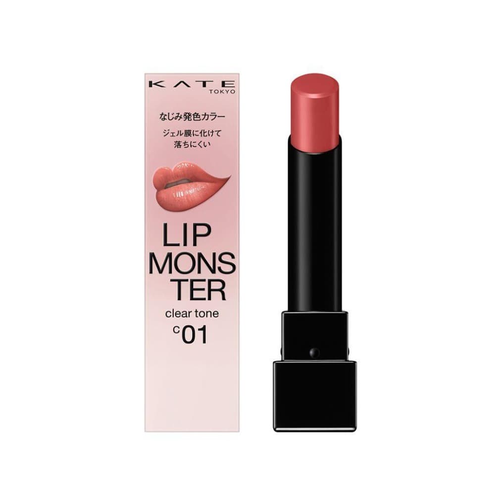 Lip Monster Clear Tone, 3g, C01 Flame Monster, 1pack - Image 1