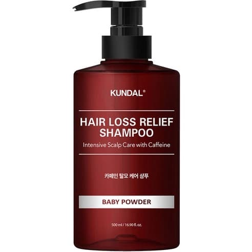 Caffeine Hair Loss Relief Shampoo [Baby Powder], 500ml, 1pack - Image 1