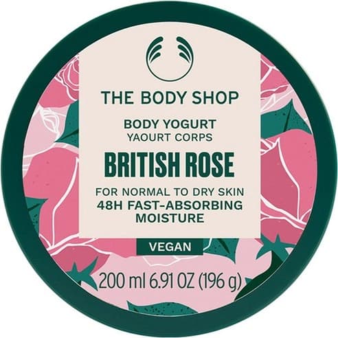 British Rose Body Yogurt, 200ml, 1pack - Image 1