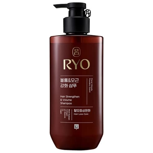 Ryo Black Cloud Volume & Root Strengthening Shampoo, 480ml, 1pack - Image 1