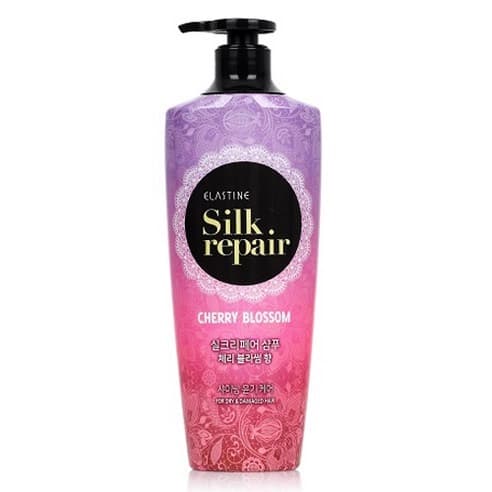 Silk Repair Shampoo [Cherry Blossom Scent], 550ml, 1pack - Image 1