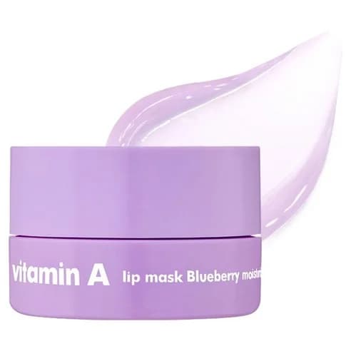 Vitamin A Lip Mask [Blueberry], 14g, 1pack - Image 1