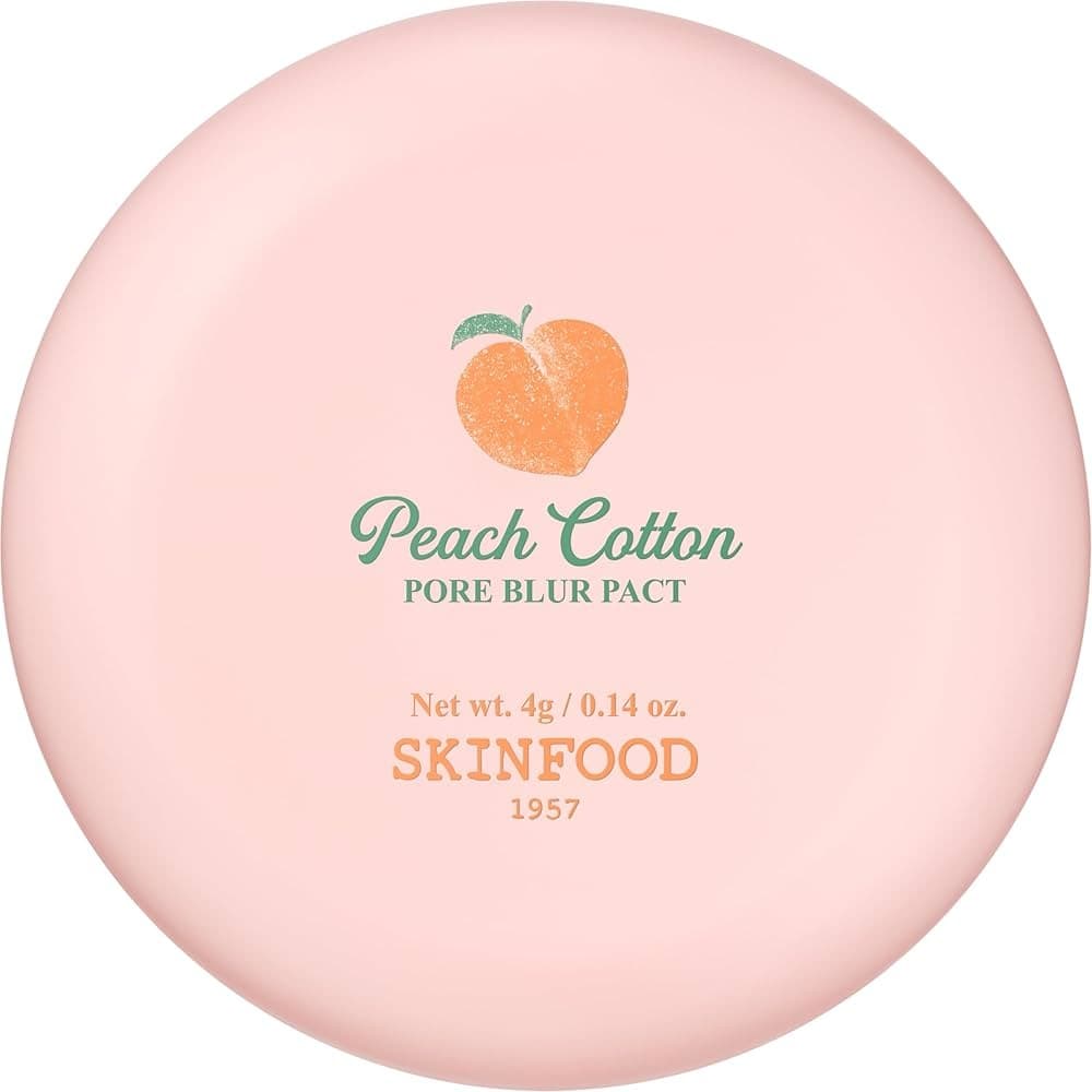 Peach Cotton Pore Blur Pact, 4g, 1pack - Image 1