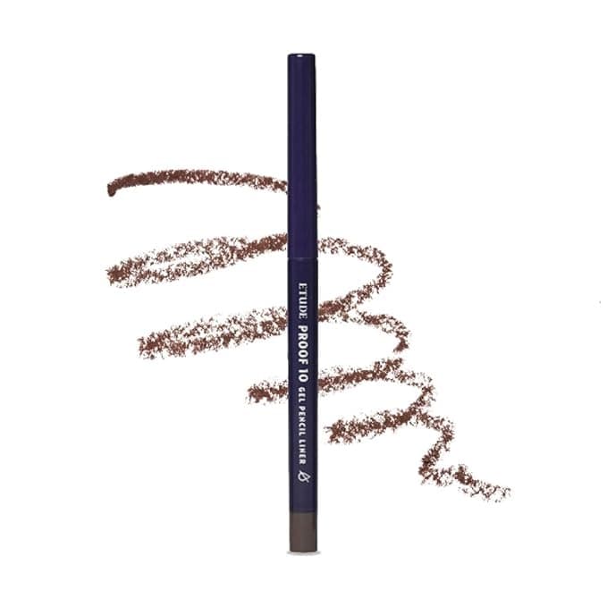 Proof 10 Gel Waterproof Pencil, 0.3g, 02 Dark Cacao, 1pack - Image 1