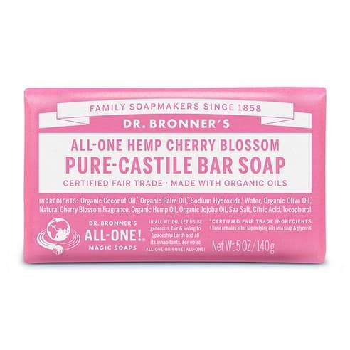 Cherry Blossom Pure Castile Bassoap, 140g, 1pack - Image 1