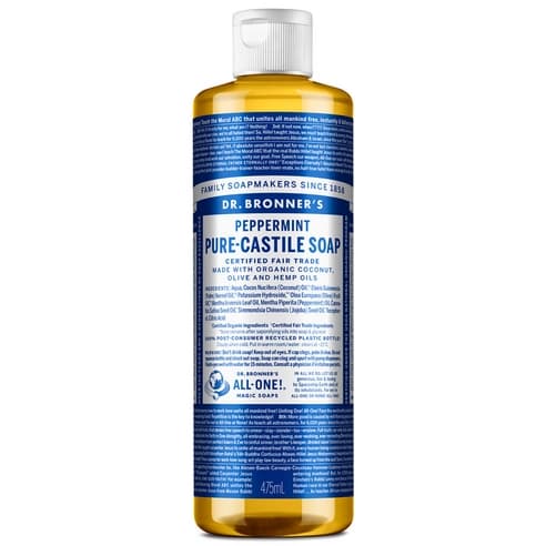 Peppermint Pure Castile Soap, 475ml, 1pack - Image 1