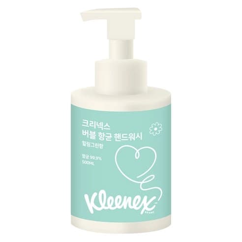 Bubble Bubble Hand Wash [Healing Green], 500ml, 1pack - Image 1