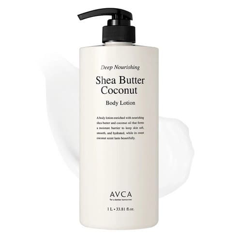 Deep Nourishing Body Lotion [Shea Butter & Coconut], 1,000ml, 1pack - Image 1