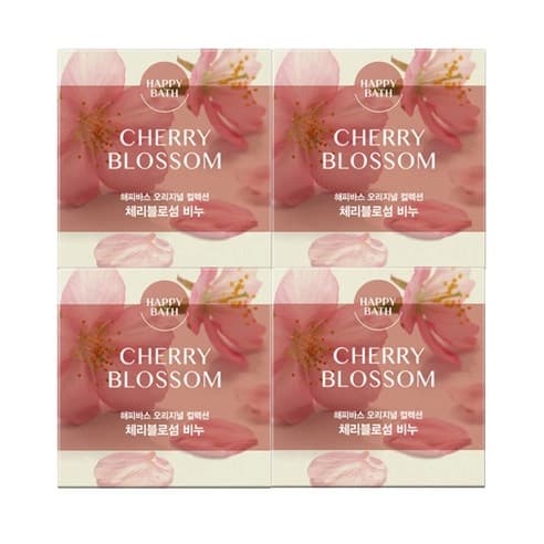 Original Collection Cherry Blossom Soap, 90gx4ea, 1pack - Image 1