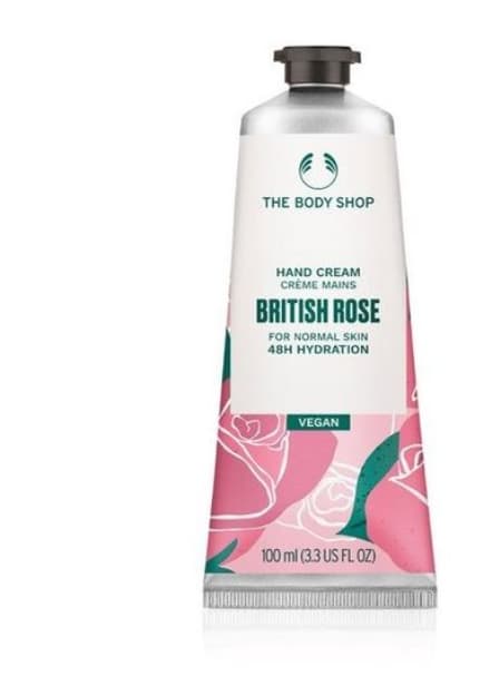 British Rose Hand Cream, 100ml, 1pack - Image 1