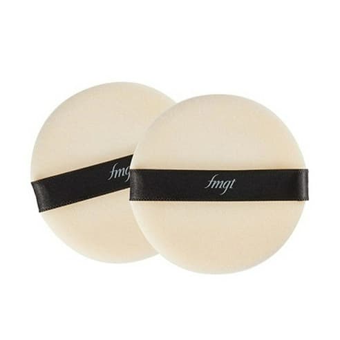 Soft Flocked Round Puff, 2ea, 1pack - Image 1