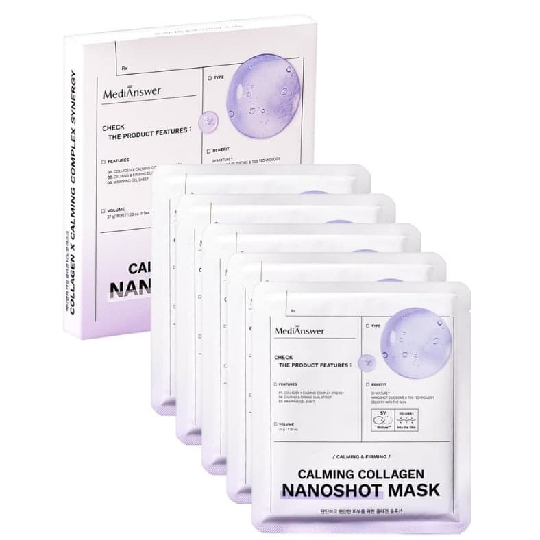 Calming Collagen Nanoshot Mask, 5ea, 1pack - Image 1